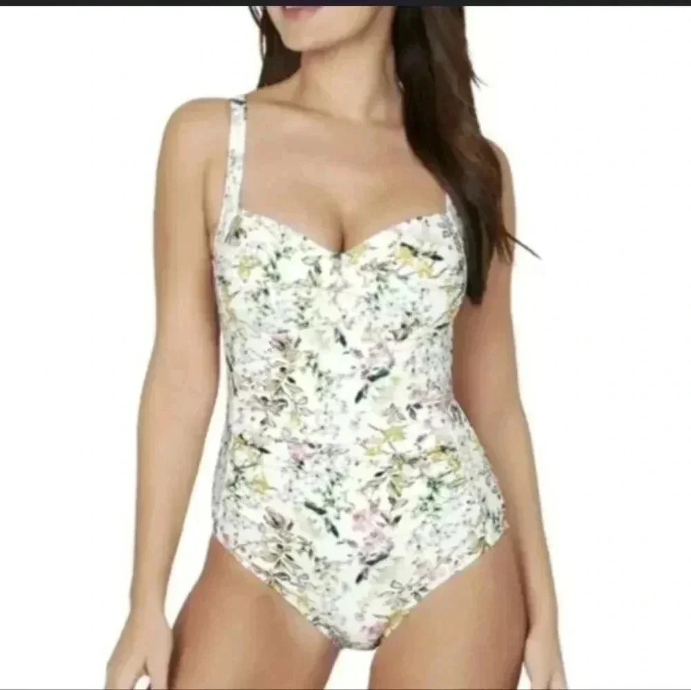 Nib tuck swim Joanne wattleweedo tummy control one piece